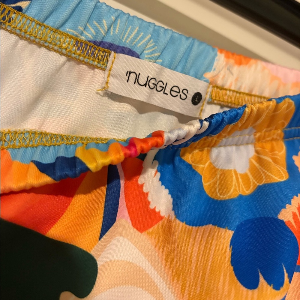 💙💛Colorful Abstract Print Skirt💙💛 - Picture 2 of 2